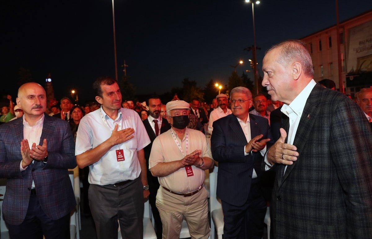 Cumhurbaşkanı Erdoğan, Nevşehir'de Hacı Bektaş Veli'yi anma törenine katıldı