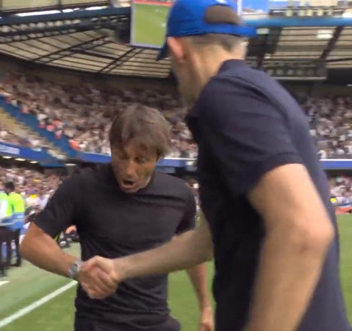 Tuchel ve Conte kavga etti