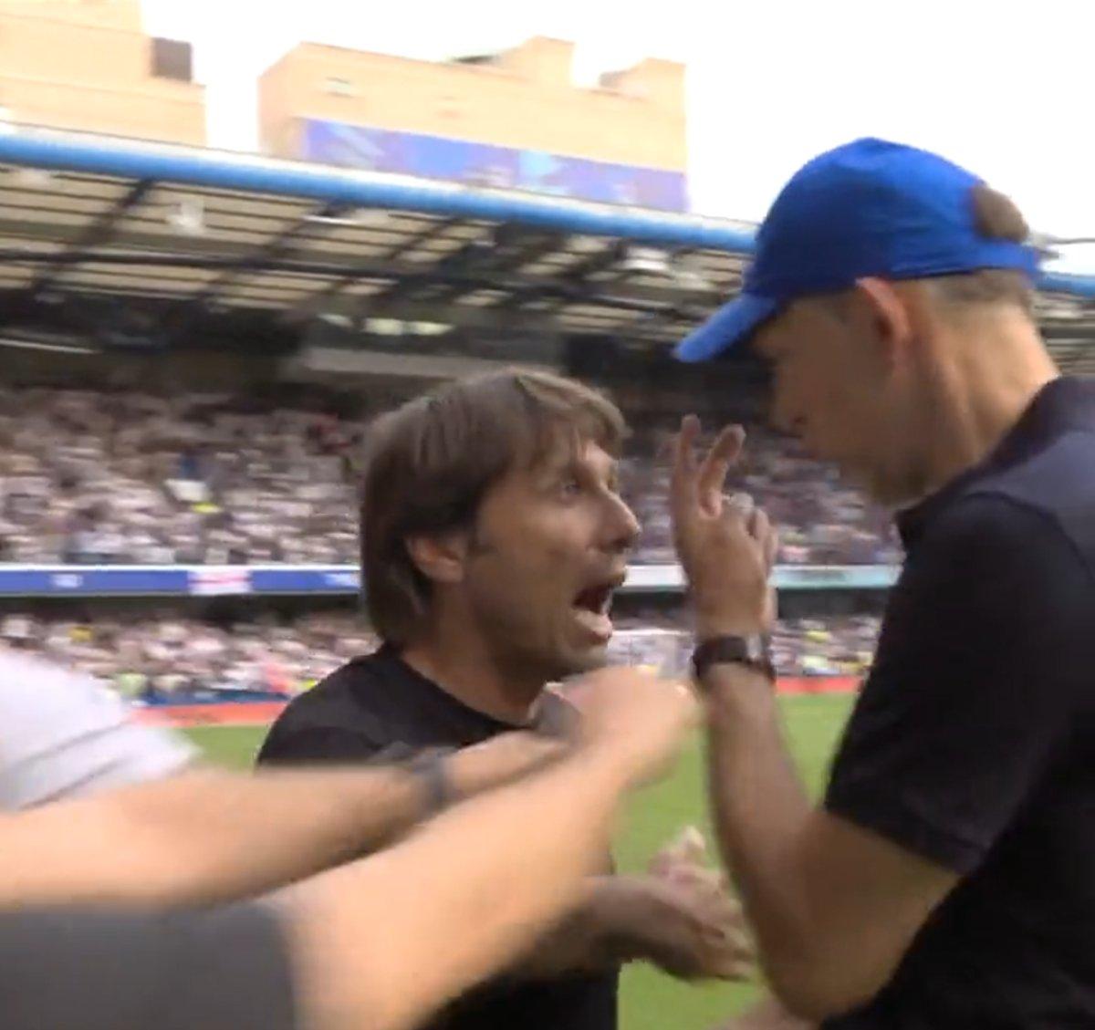 Tuchel ve Conte kavga etti