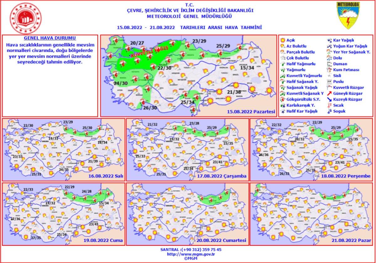 İstanbul dahil 22 kent için sağanak uyarısı