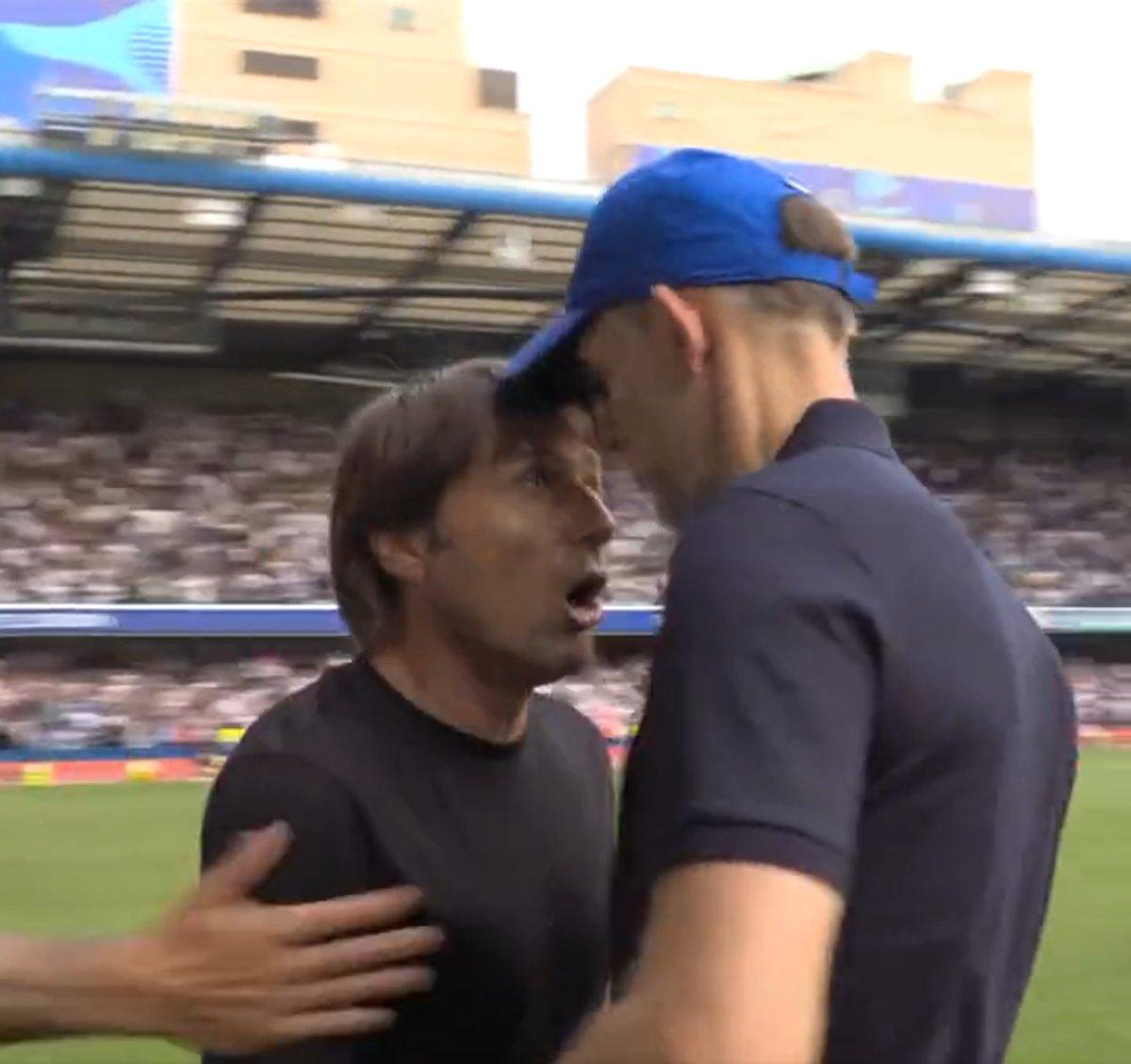 Tuchel ve Conte kavga etti