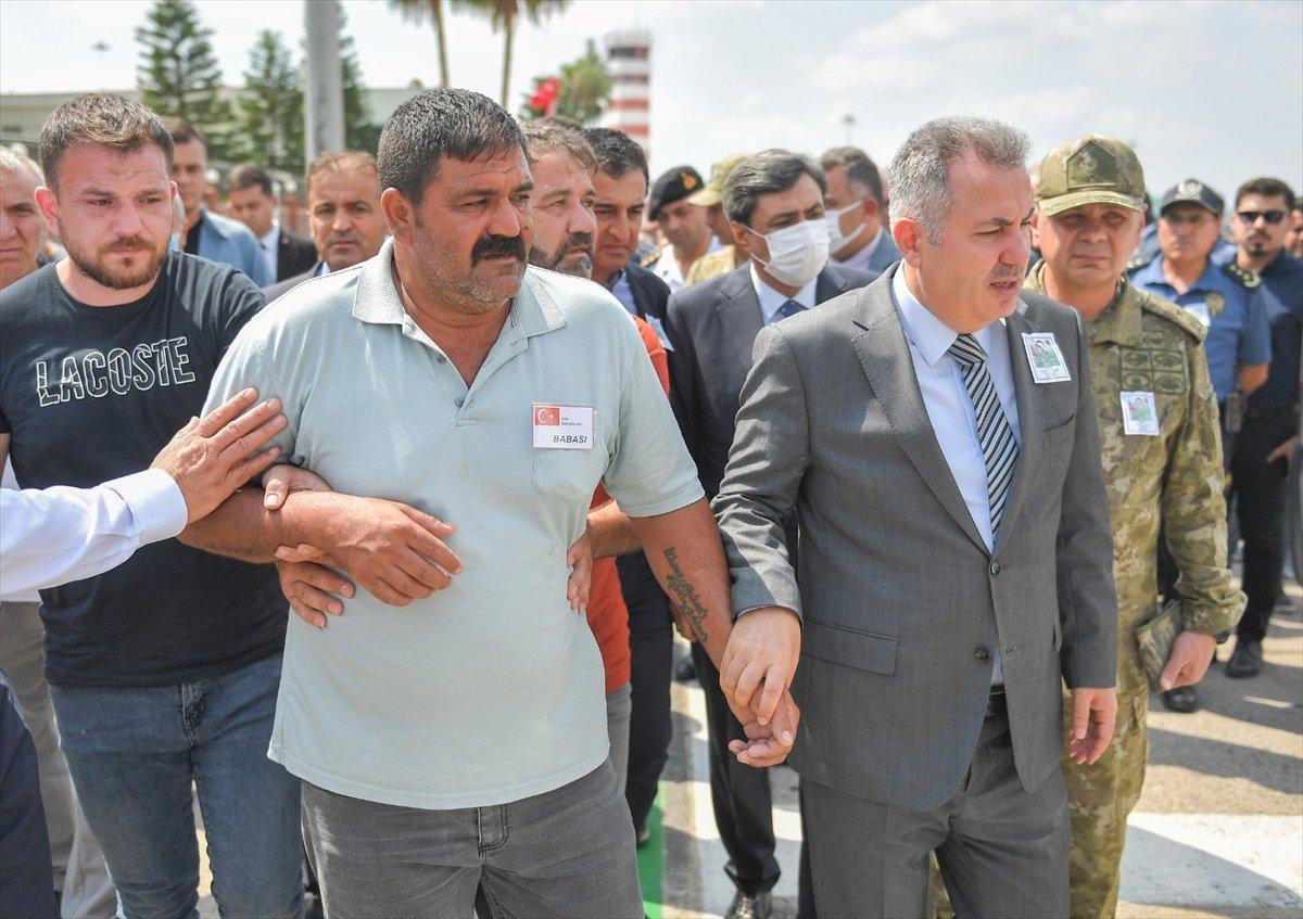 Şehit Atakan Çakır'ın naaşı memleketi Osmaniye'ye uğurlandı