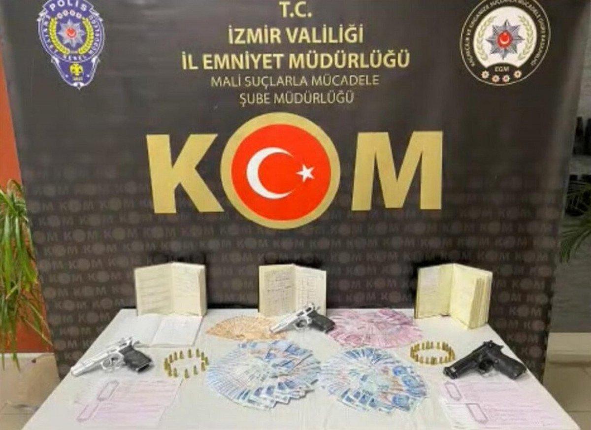 İzmir’de tefeci şebekesine helikopter destekli operasyon düzenlendi