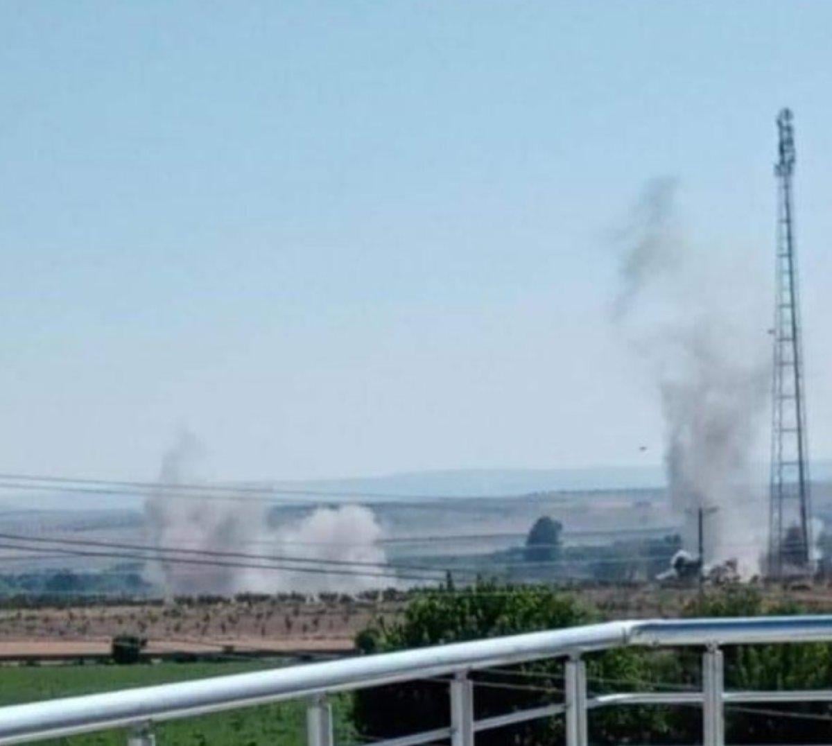 Terör örgütü PYD/YPG Karkamış'a saldırı düzenledi