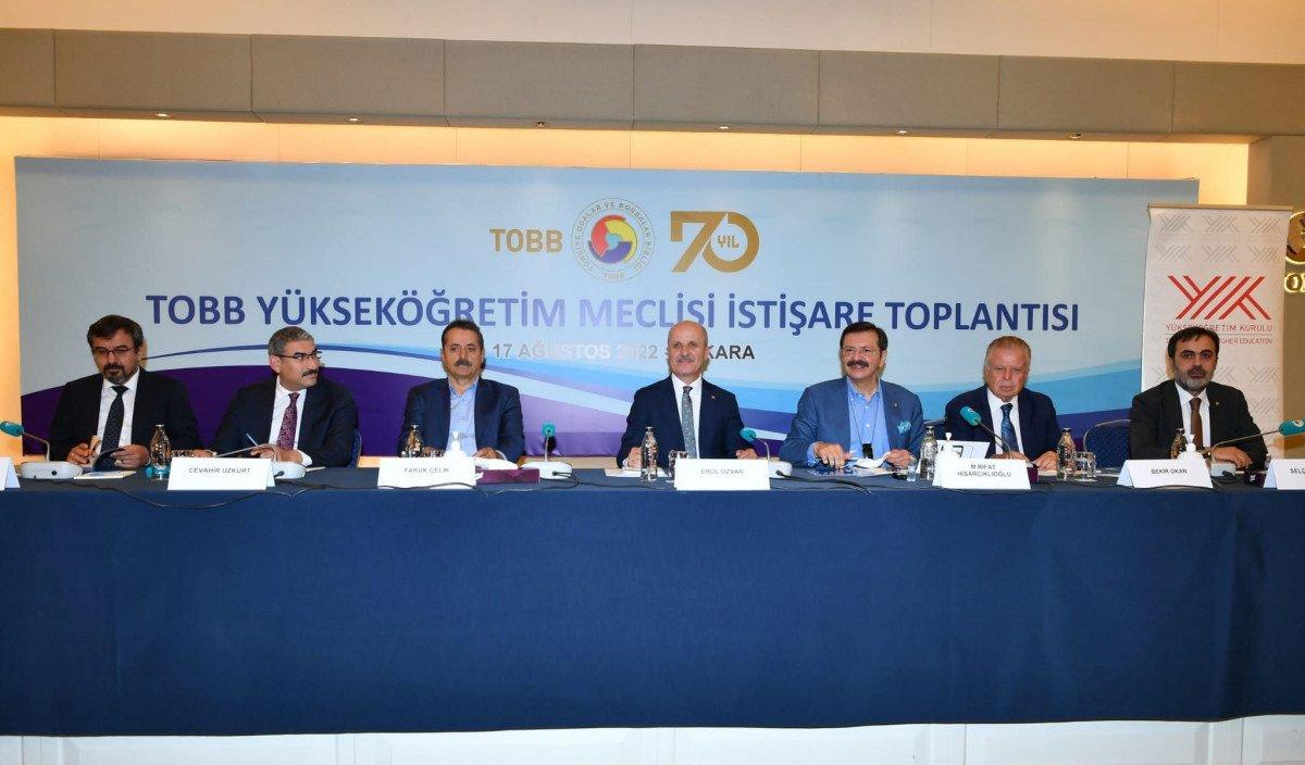 TOBB Başkanı: Vakıf üniversitelerini tercih eden öğrencilere destek verilecek