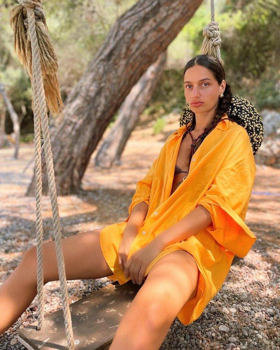 Gülcan Arslan'ın tatil pozları