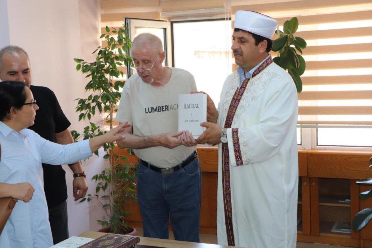 85 yaşındaki Fransalı Emile Elazığ'da Müslüman oldu