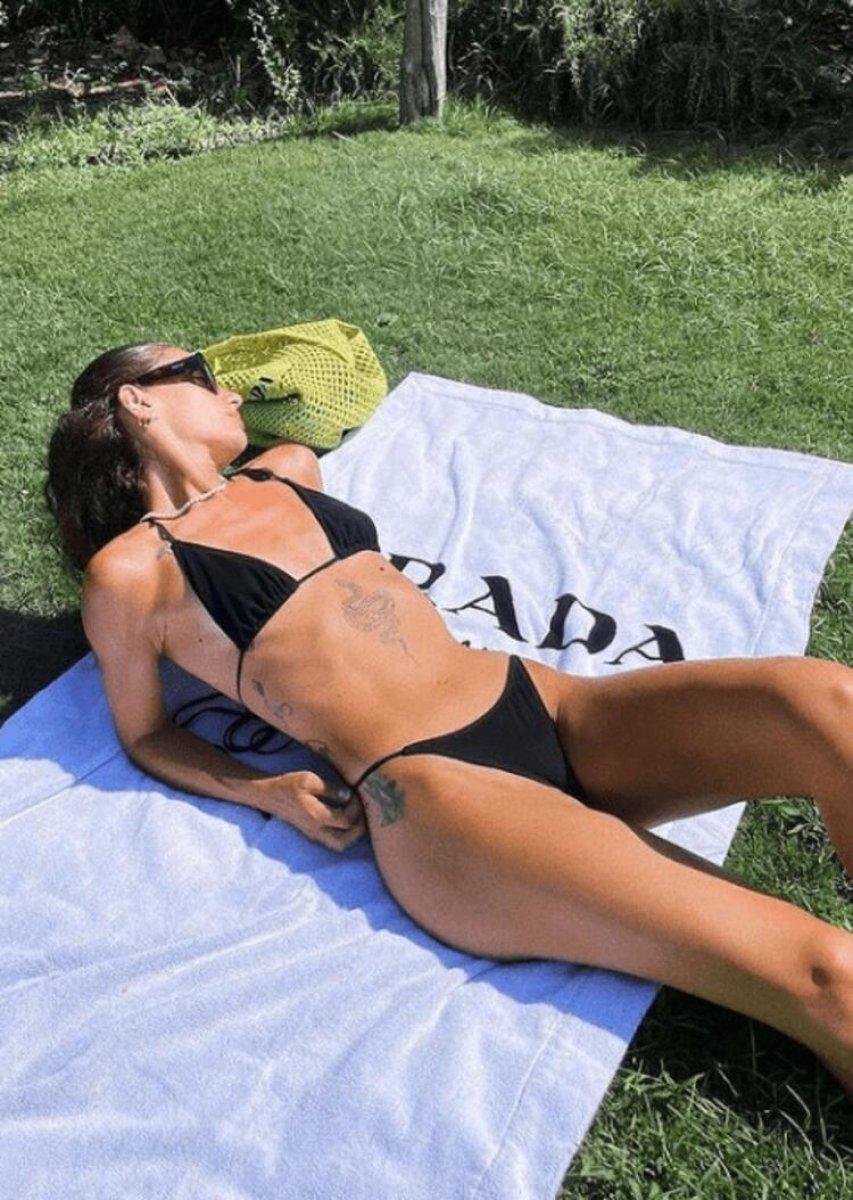 Gülcan Arslan'ın tatil pozları