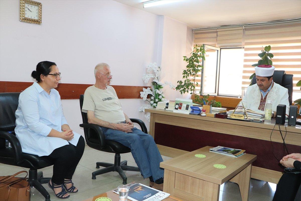 85 yaşındaki Fransalı Emile Elazığ'da Müslüman oldu