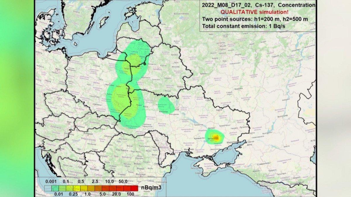 Zaporijya Nükleer Santrali’nde olası bir kazanın sonuçları modellendi
