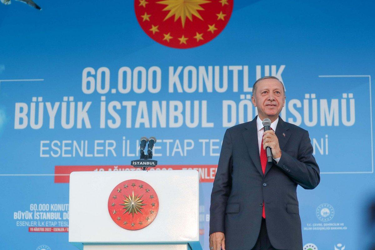 Cumhurbaşkanı Erdoğan: 3 milyon konutu dönüştürdük