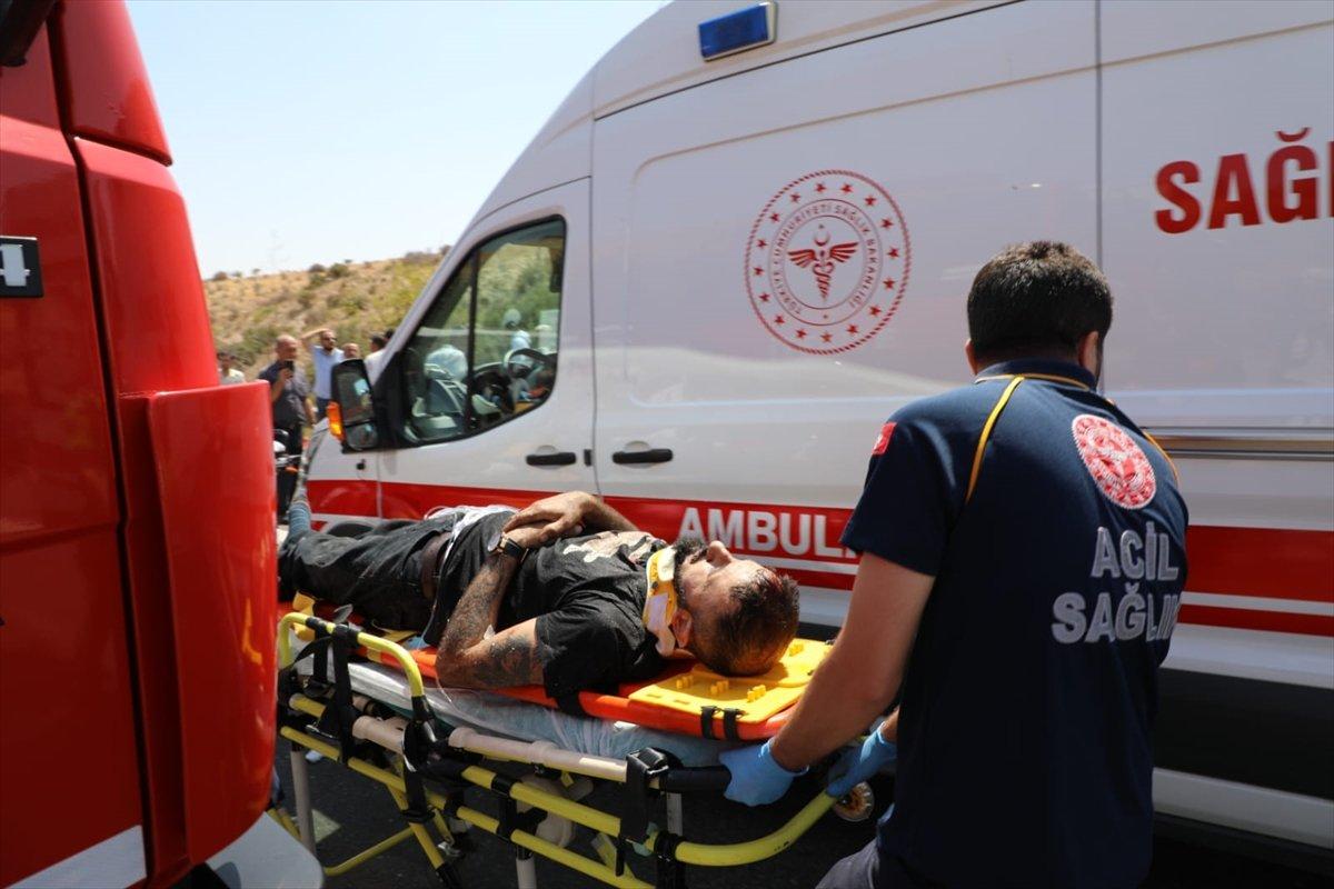 Gaziantep'te yaşanan kazanın boyutunu gösteren kareler