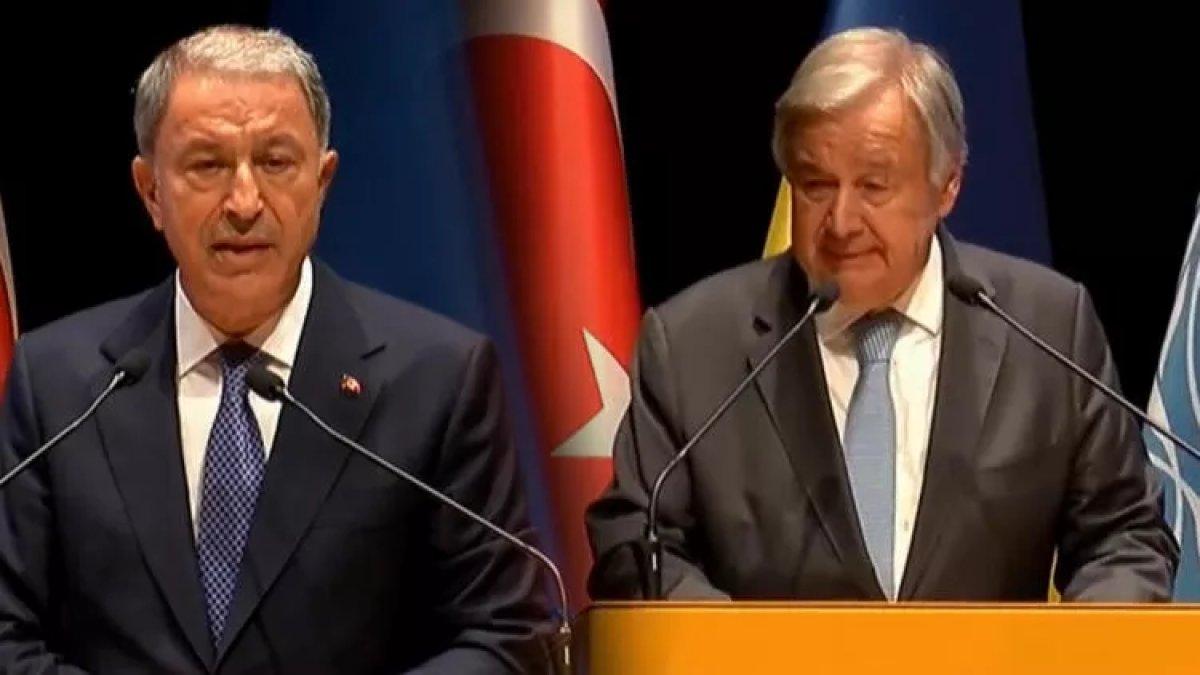 Antonio Guterres: Türkiye'ye önemli rolü için teşekkür ederim