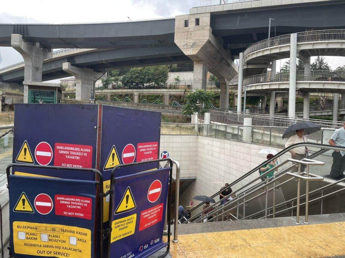 İBB'den çalışmayan yürüyen merdiven ve asansör açıklaması