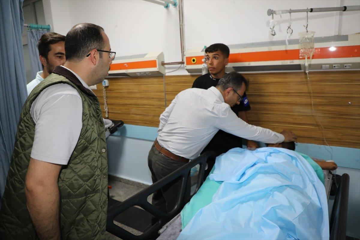 Gaziantep'te yaşanan kazanın boyutunu gösteren kareler