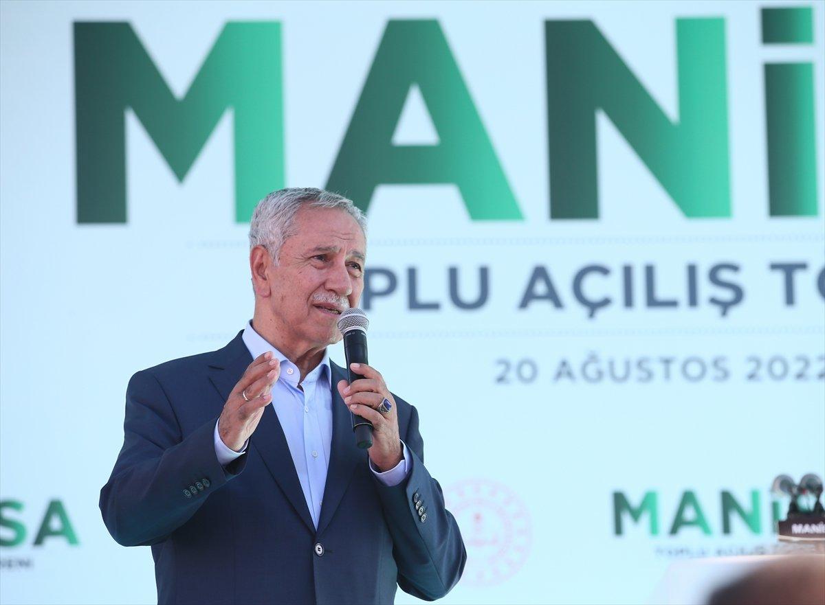 Bülent Arınç, Manisa'da AK Parti'ye destek istedi