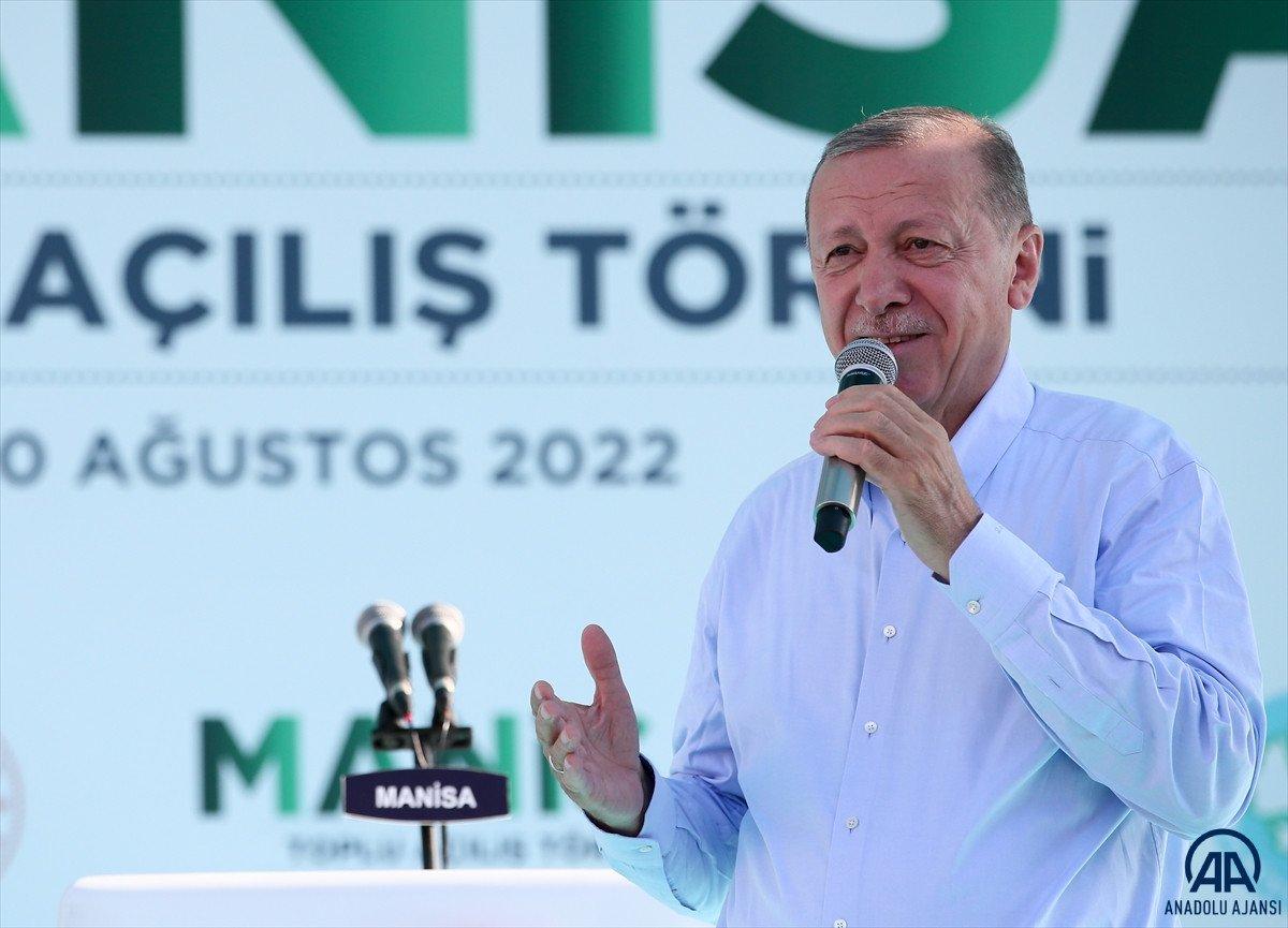 Cumhurbaşkanı Erdoğan'ın Manisa Toplu Açılış Töreni konuşması