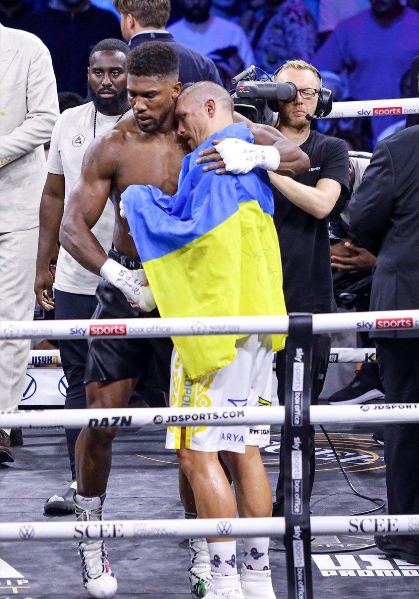 Dünya ağır sıklet boks ünvan maçında Usyk, Joshua'yı yendi