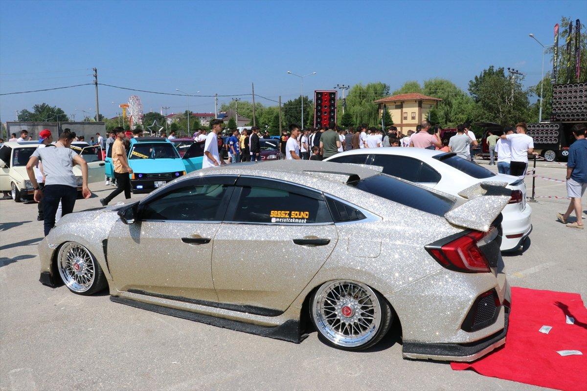 Modifiye severler Bolu'da bir araya geldi