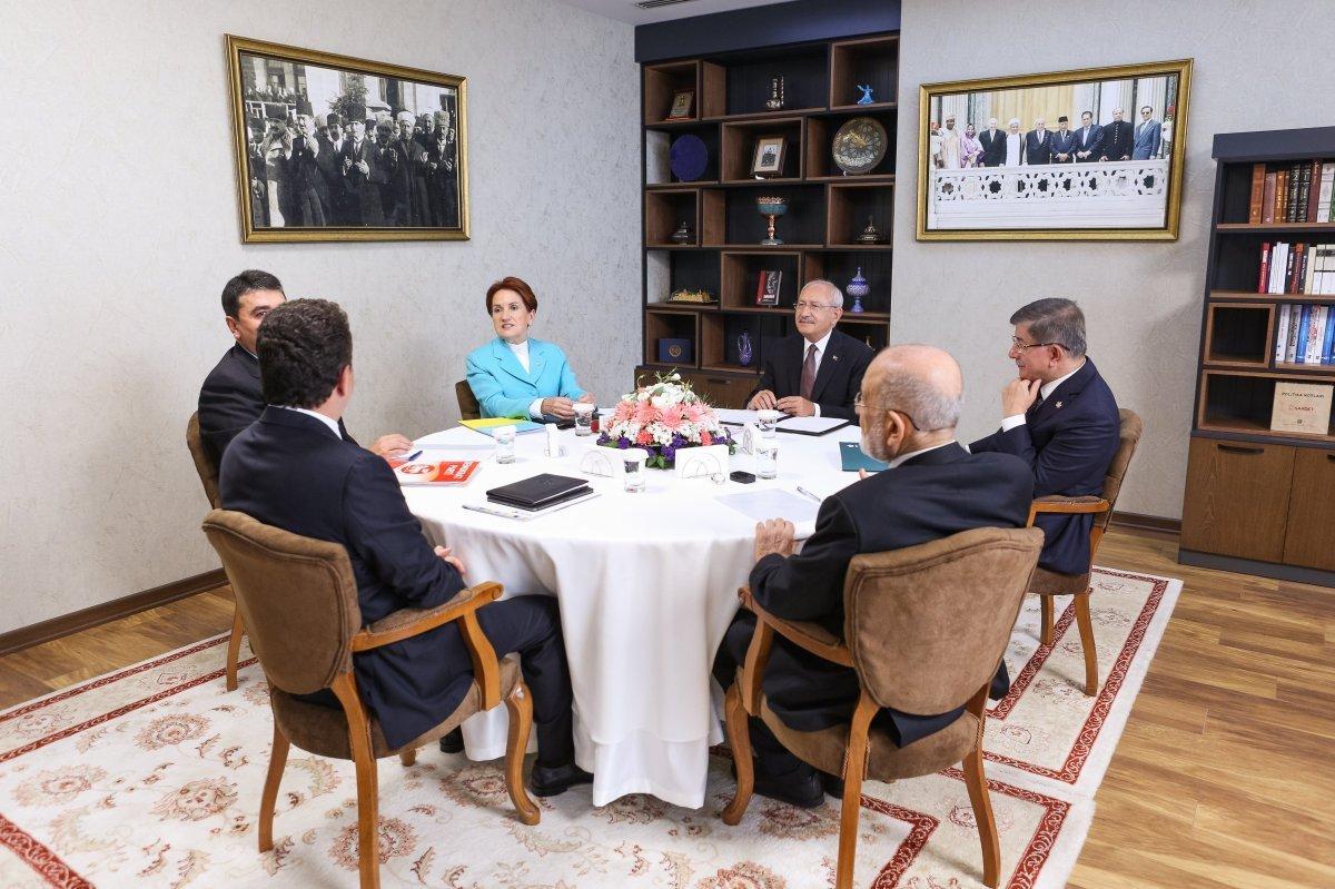 6’lı masa ilk turun son toplantısını tamamladı