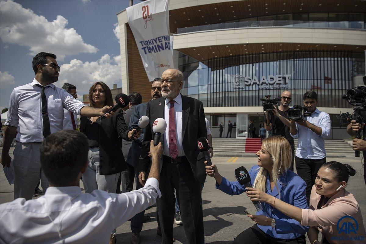 6’lı masa Saadet Partisi Genel Merkezi'nde bir araya geldi