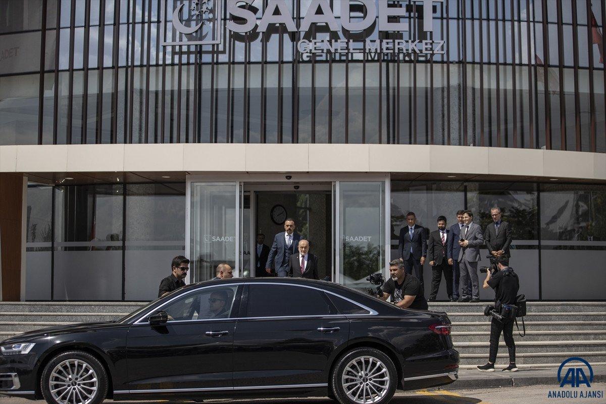 6’lı masa Saadet Partisi Genel Merkezi'nde bir araya geldi