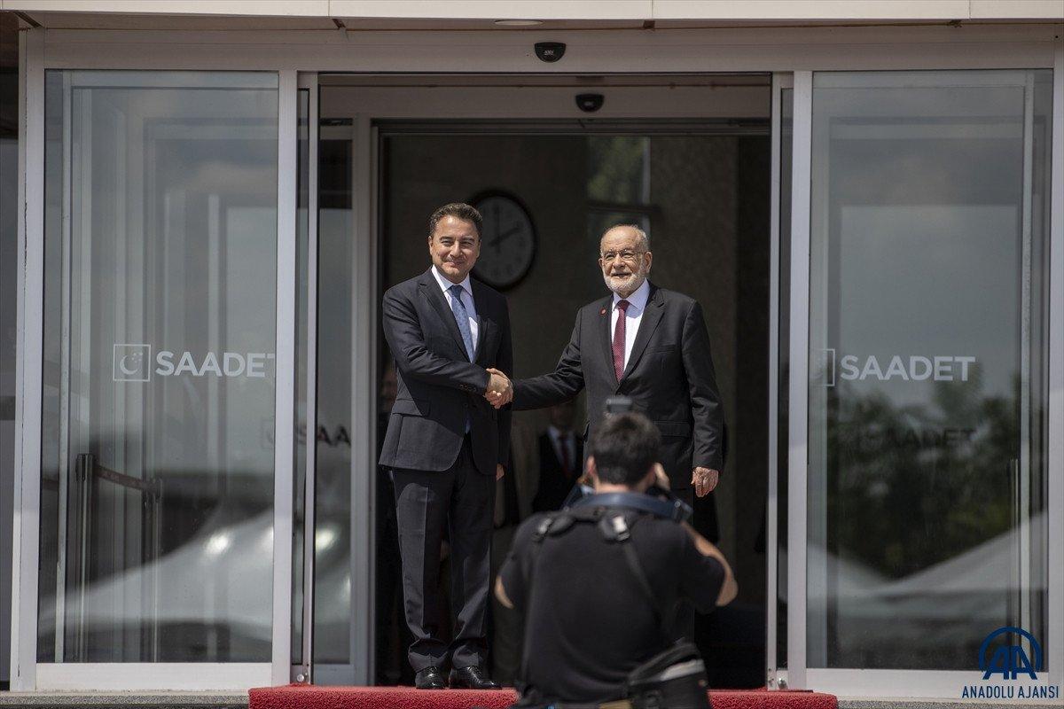 6’lı masa Saadet Partisi Genel Merkezi'nde bir araya geldi