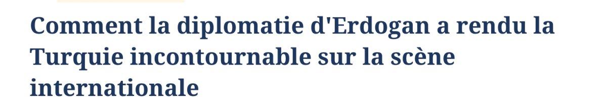 Fransız medyasında Cumhurbaşkanı Erdoğan'a övgü dolu sözler