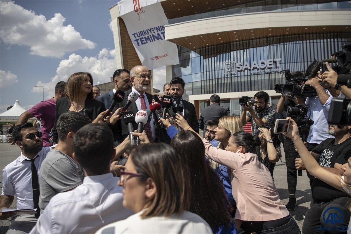 6’lı masa Saadet Partisi Genel Merkezi'nde bir araya geldi