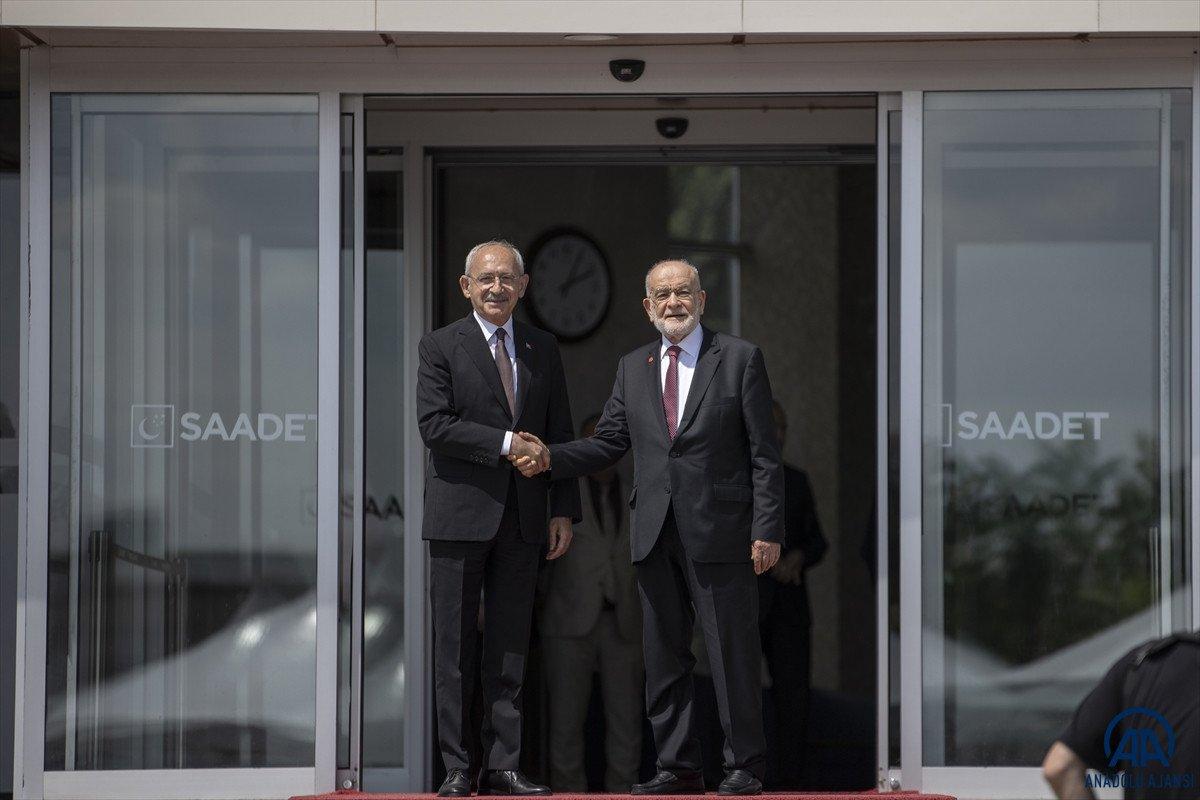 6’lı masa Saadet Partisi Genel Merkezi'nde bir araya geldi