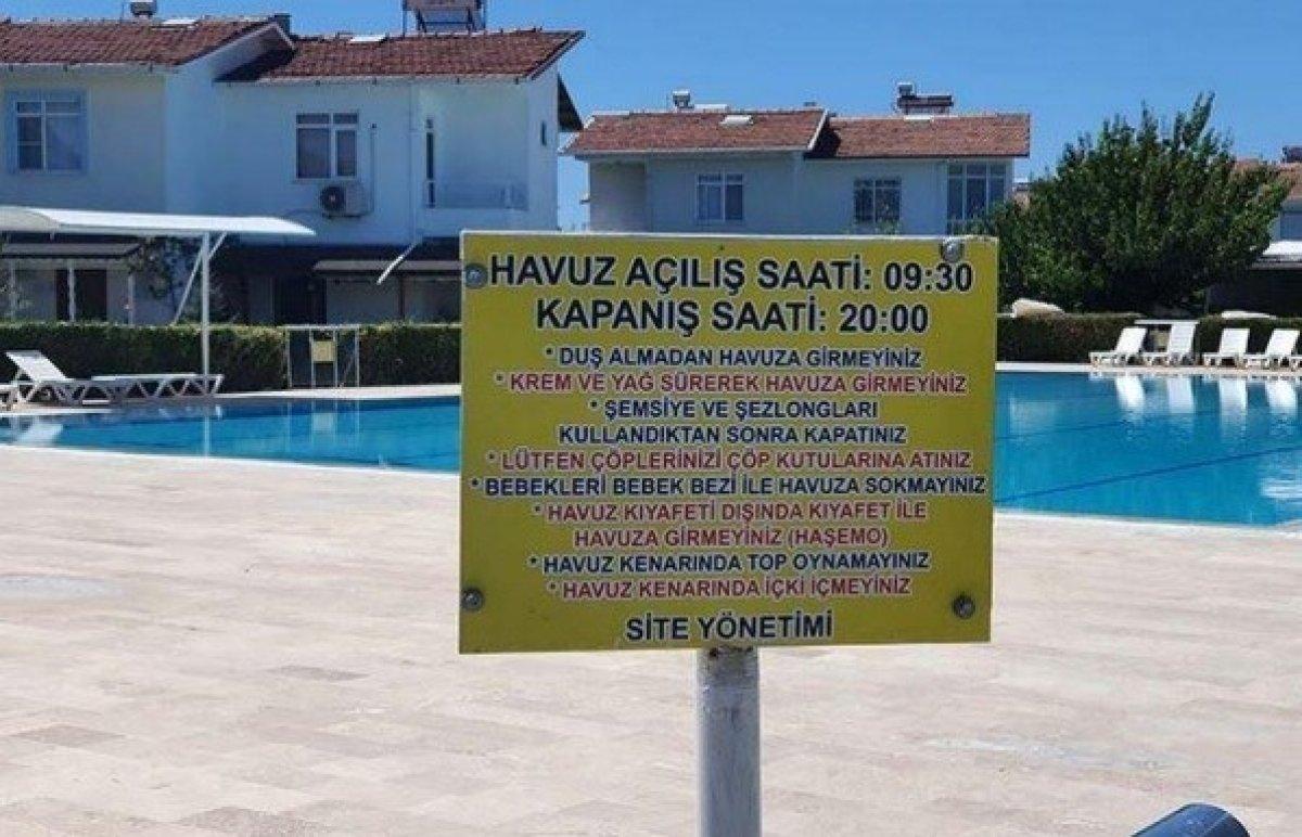 İzmir'de haşemalı kadını havuza almayan şahıslar hapisle yargılanacak