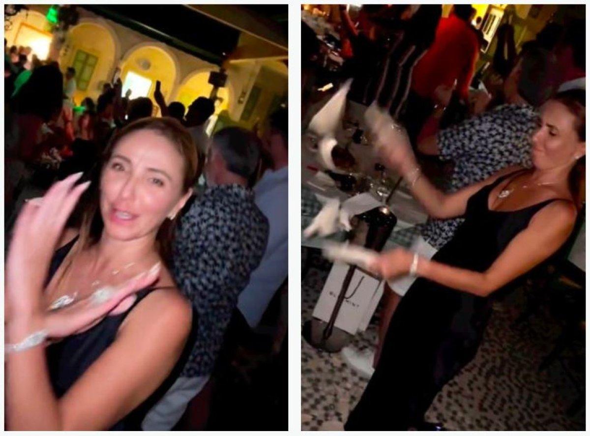 Dmitriy Peskov'un eşi Navka, eğlence görüntüsüyle konuşuluyor