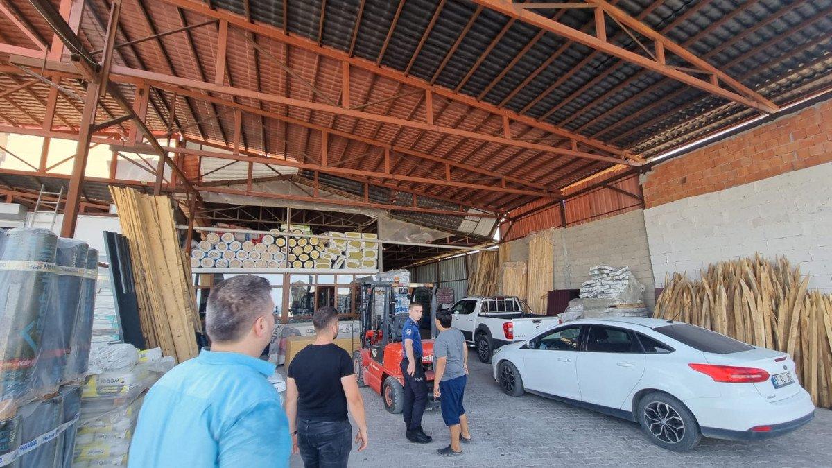 Sinop’ta, iş yerine silahlı saldırı anları kamerada