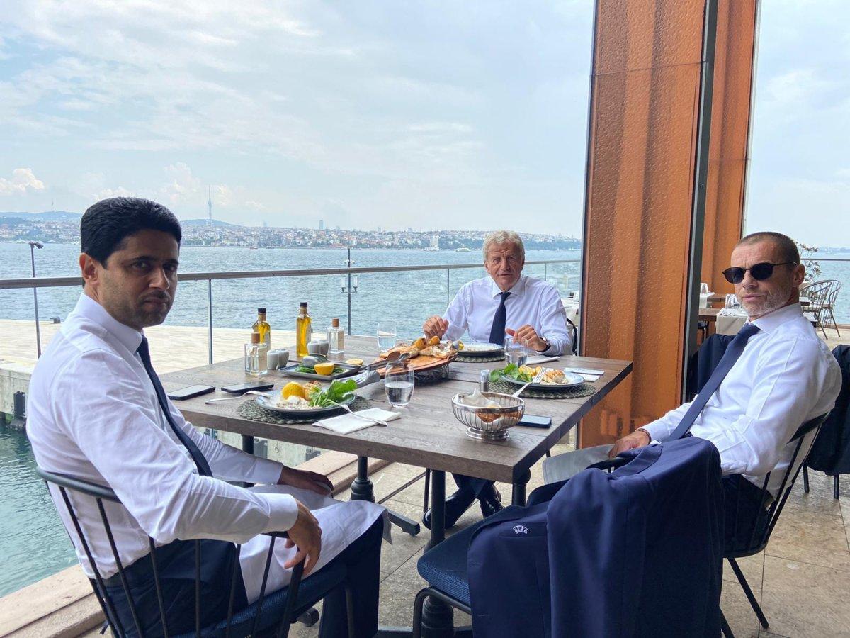 Avrupa futbolunun patronları Boğaz'da buluştu