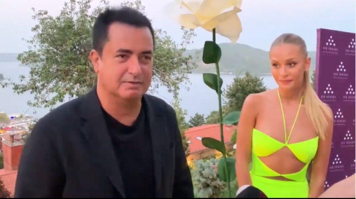 Acun Ilıcalı, sevgilisiyle düğüne katıldı