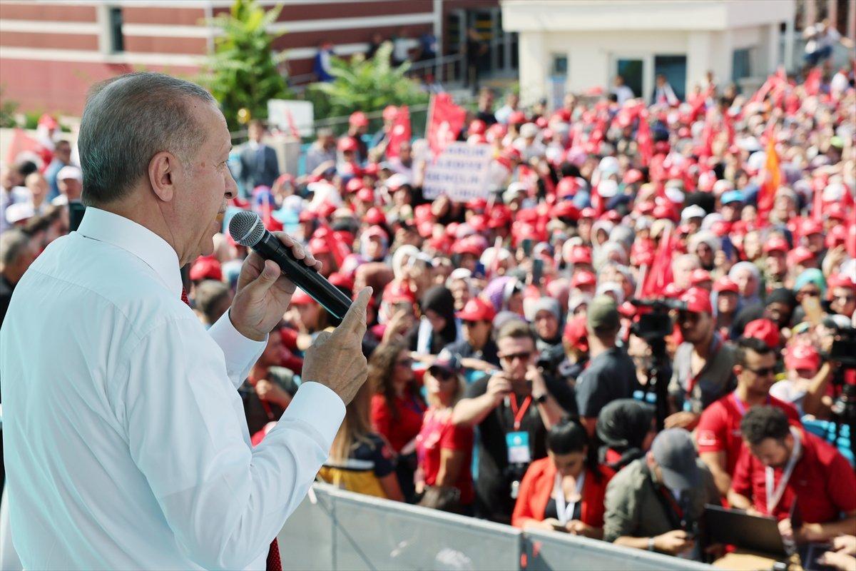 Cumhurbaşkanı Erdoğan: İşsizlik sorunu yok