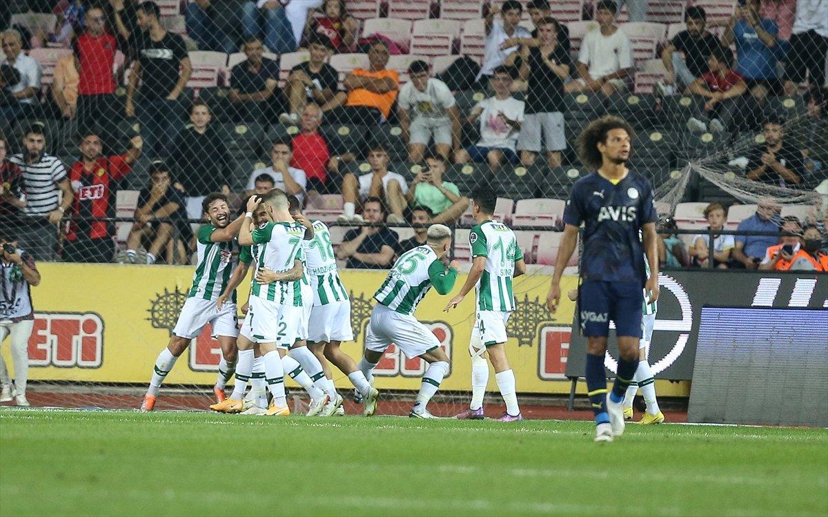 Fenerbahçe, Konyaspor deplasmanından eli boş döndü