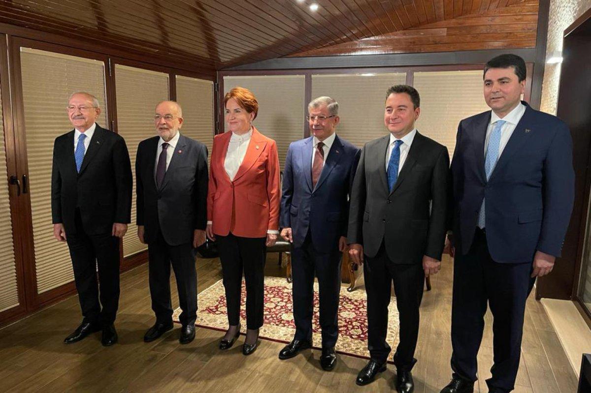 Altılı masa, çıkartacağı ortak adaya protokol imzalatak