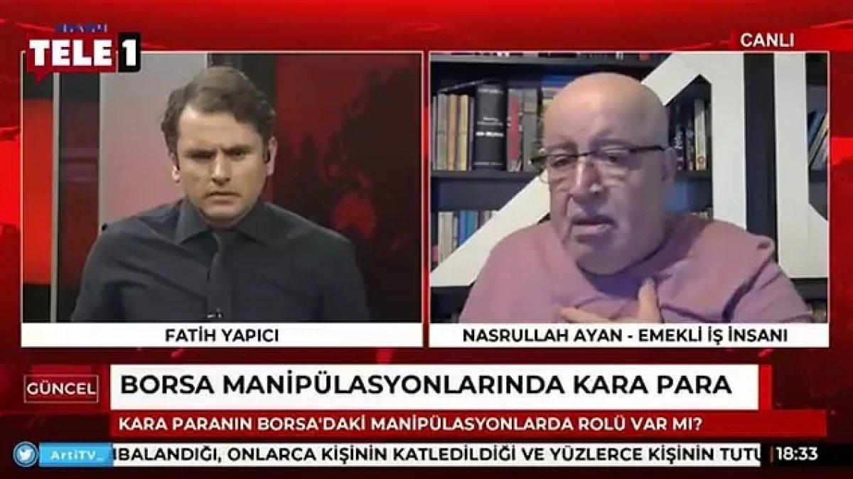 'Borsa Kralı' lakaplı Nasrullah Ayan canlı yayında kalp krizi geçirdi