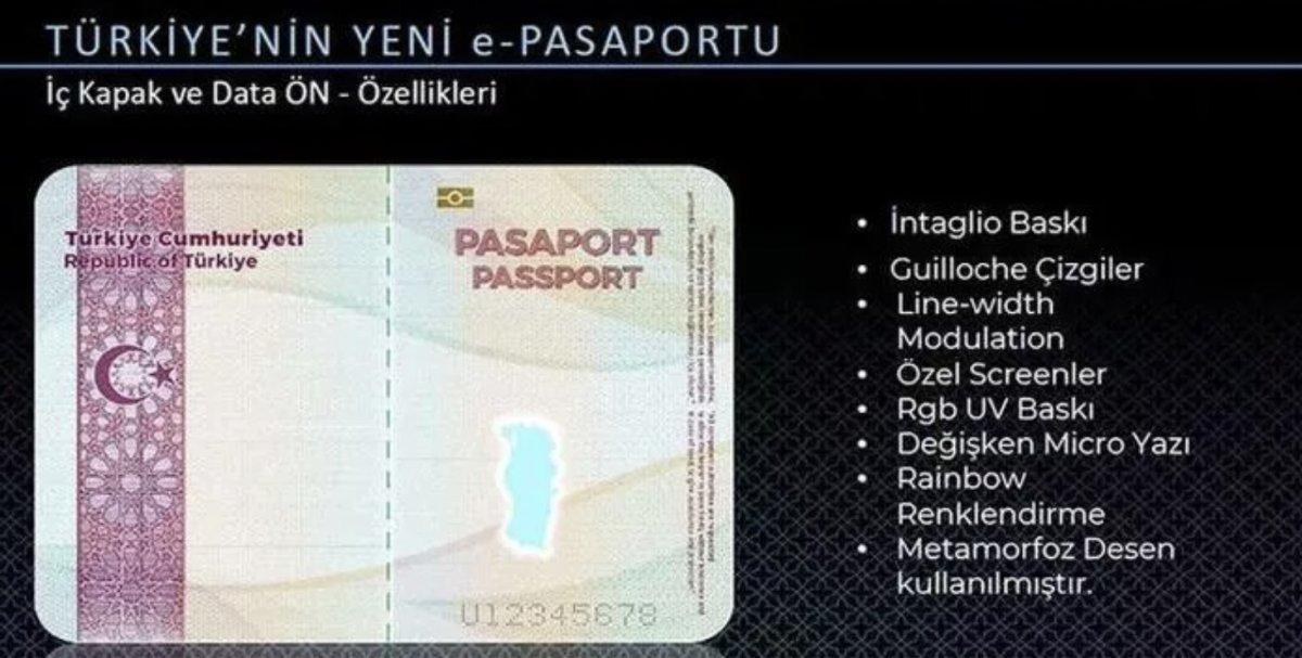 Üçüncü nesil yerli ve milli pasaportun basımı başladı
