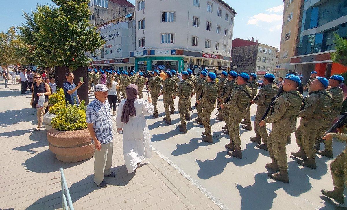 Bolu'da komandolarla 30 Ağustos Zafer Bayramı