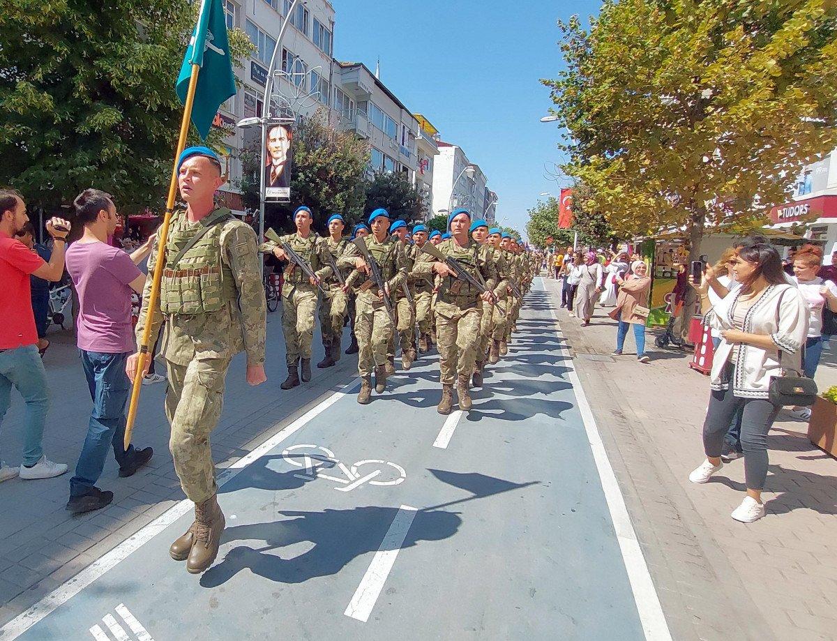 Bolu'da komandolarla 30 Ağustos Zafer Bayramı