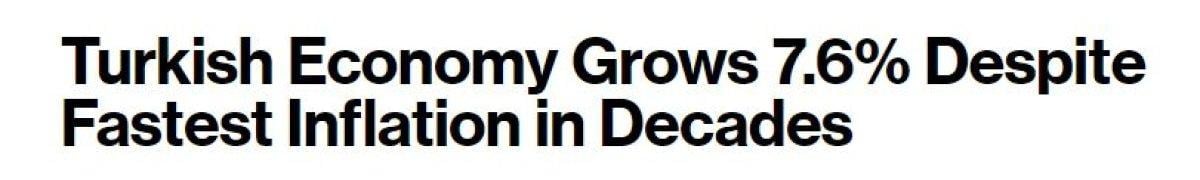 Dünya basını, Türkiye ekonomisinin yüzde 7,6'lık büyümesini yazdı