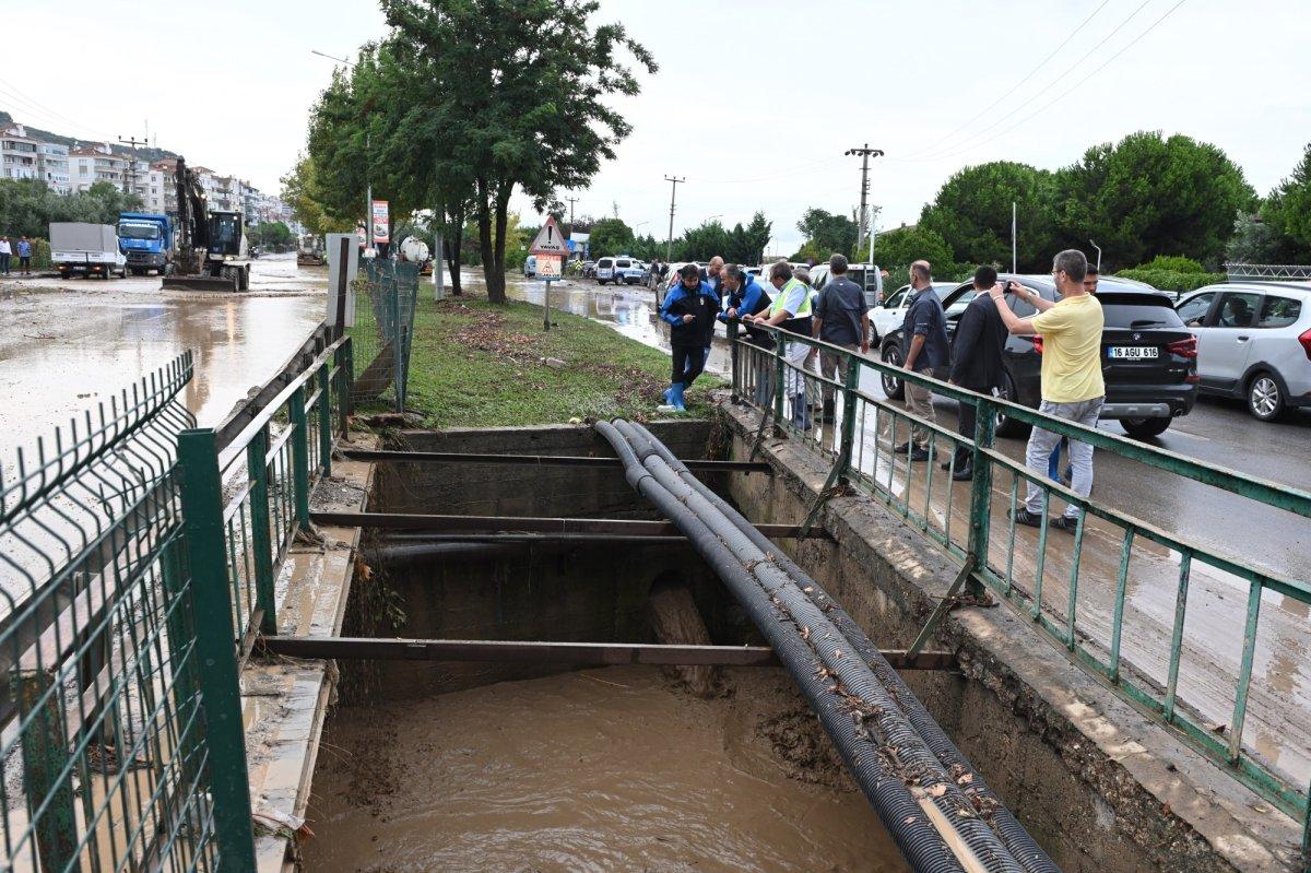 Mudanya’da sel seferberliği