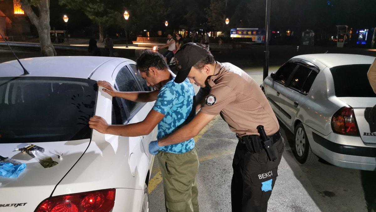 Aksaray'da uyuşturucuyla yakalanan şahsın savunması: Satmıyorum, içiciyim