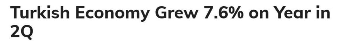 Dünya basını, Türkiye ekonomisinin yüzde 7,6'lık büyümesini yazdı