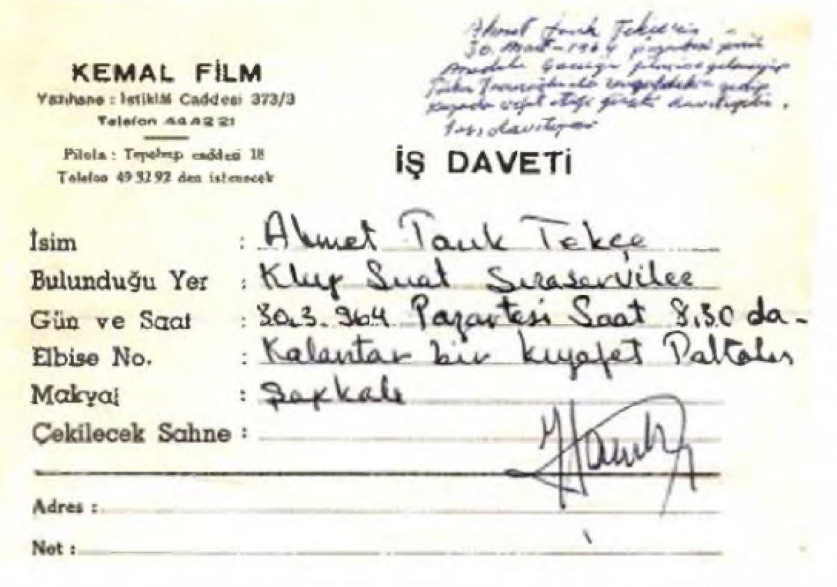 Vakanüvis, Yeşilçam'ın bilinmeyenlerini yazdı