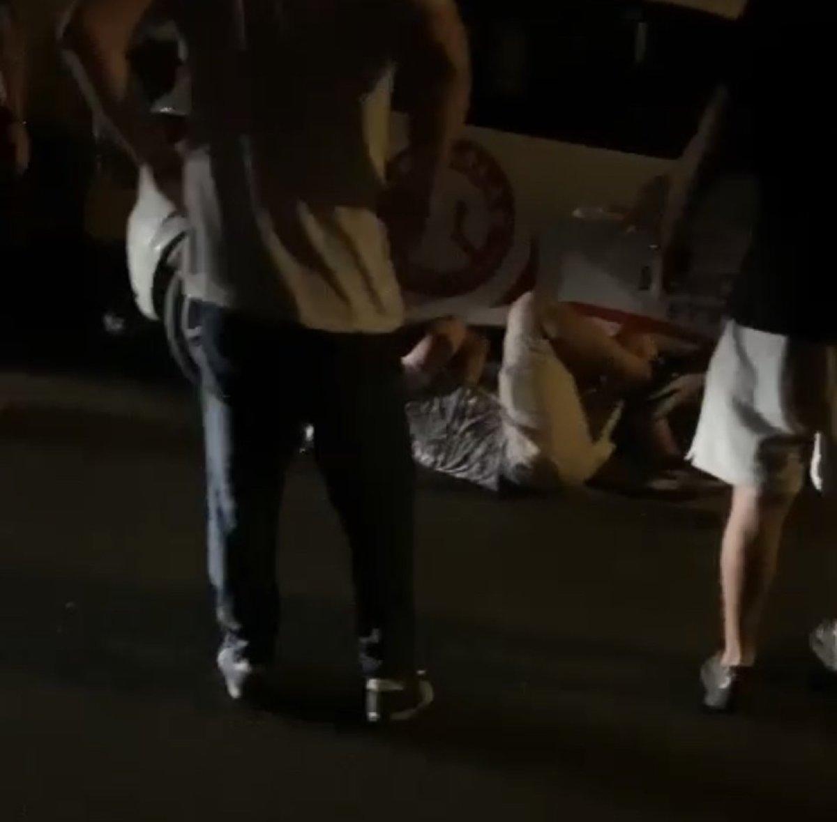 Fatih’te taksiciler kovaladıkları adamı öldüresiye dövdü