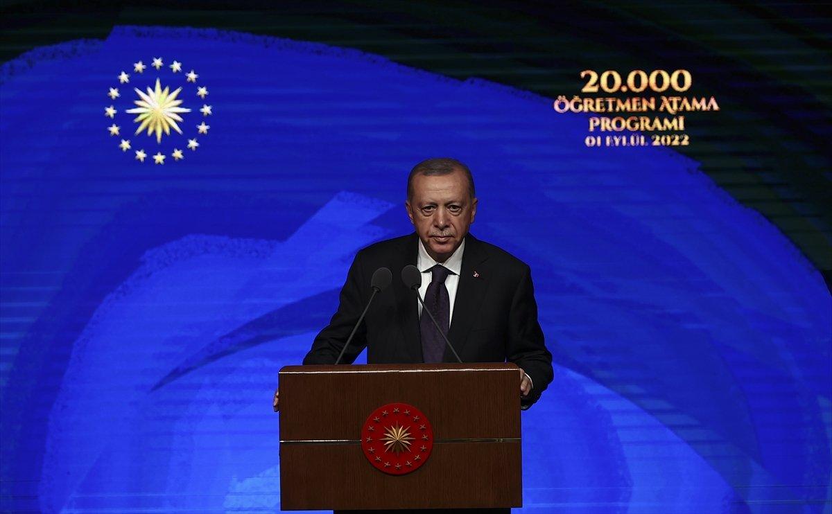 Cumhurbaşkanı Erdoğan'dan eylem yapan öğretmenlere çağrı