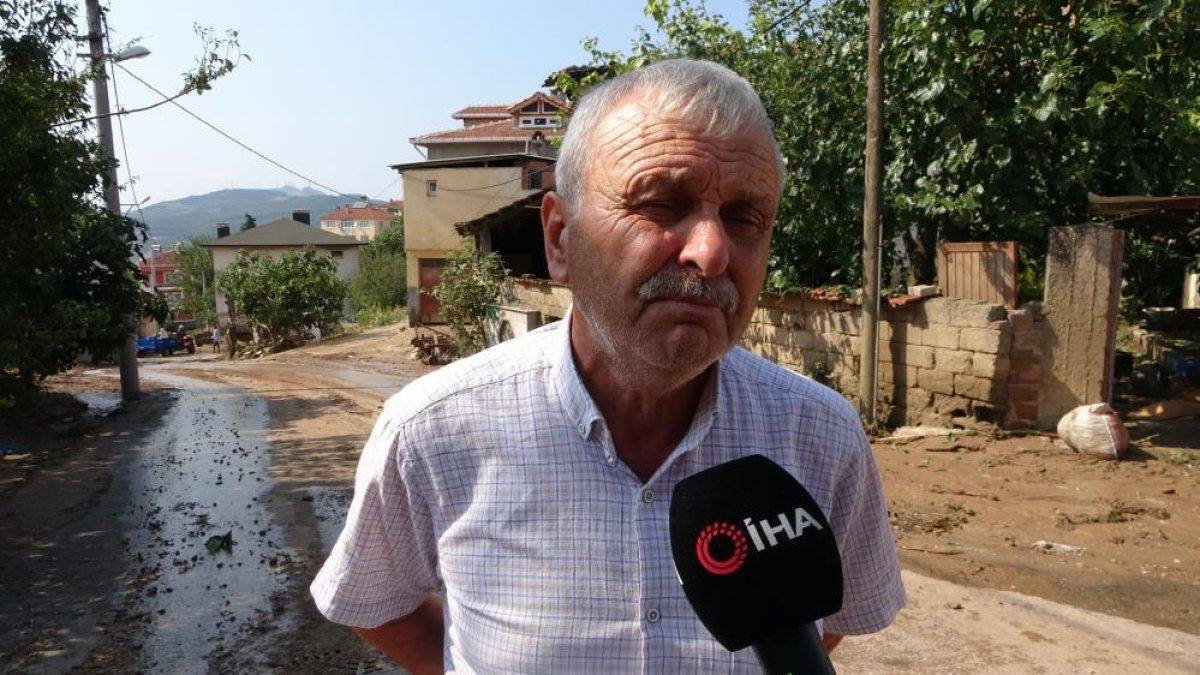 Bursa'da selden son anda kurtulan yaşlı adam: Yeniden doğmuş gibi hissettim